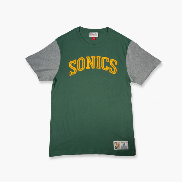 Seattle SuperSonics Wordmark Color Block T-Shirt