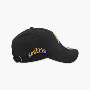 Seattle Mariners Black City Connect Glitter Women's Adjustable Hat