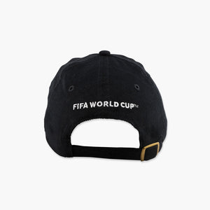 World Cup Black Corduroy Continent Adjustable Hat