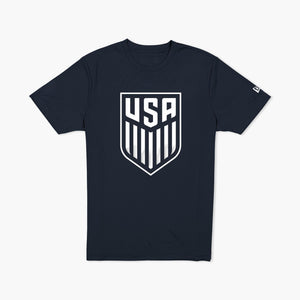 US Soccer USMNT Dark Navy Primary Logo T-Shirt