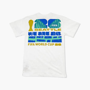 Seattle FIFA World Cup 2026 Official Host City White T-Shirt