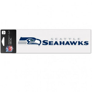 Seattle Seahawks 3x10 Wordmark Logo Sticker Decal