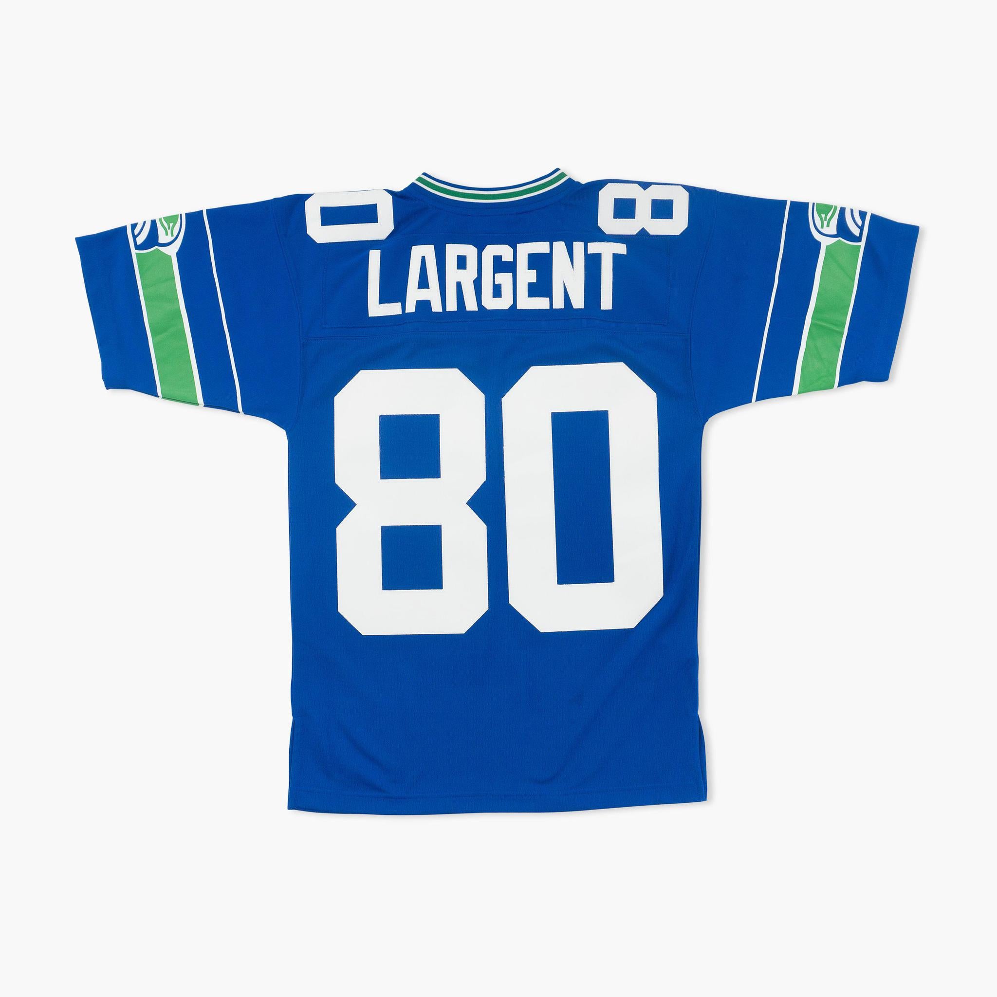 Seattle Seahawks Home Blue Steve Largent Jersey – Simply Seattle