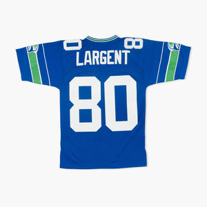 Seattle Seahawks Home Blue Steve Largent Jersey