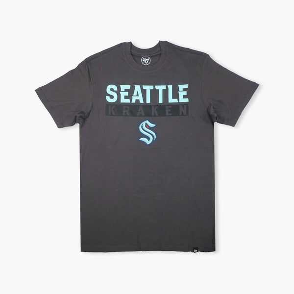Seattle Kraken Charcoal Dark OPS Super Rival T-Shirt