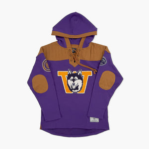 Washington Huskies Flannagan Wingback Lacer Hoodie