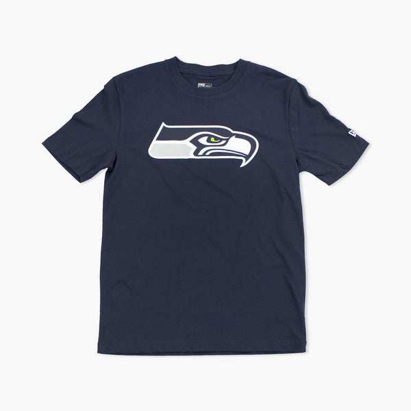 Seattle Seahawks Navy Blue Logo T-Shirt