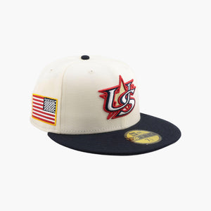 World Baseball Classic Team USA Two-Tone Chrome Fitted Hat