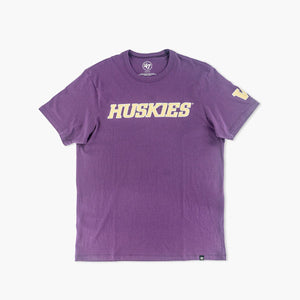 Washington Huskies Fieldhouse Embroidered Purple T-Shirt