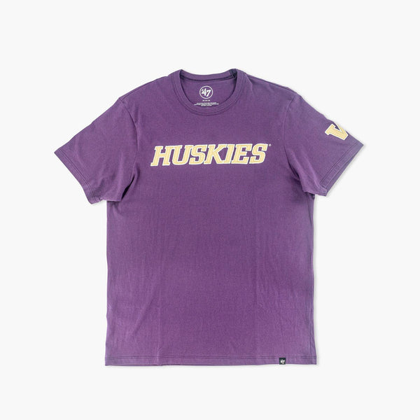 Washington Huskies Fieldhouse Embroidered Purple T-Shirt