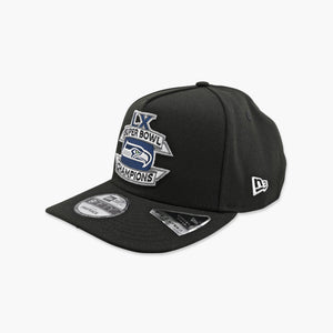 Seattle Seahawks Black Super Bowl LX Champions Wings of Victory A-Frame Hat