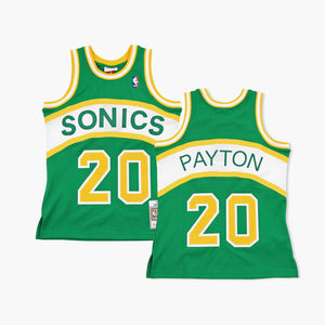 Seattle SuperSonics Gary Payton 1994 Green Swingman Jersey