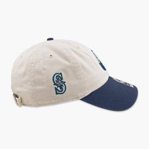 Seattle Mariners Single Swirl Ice Cream Clean Up Adjustable Hat
