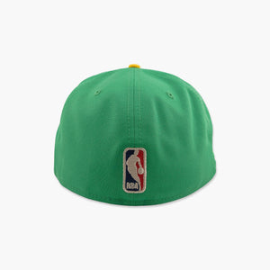Seattle SuperSonics Green Gold Courtside Fitted Hat