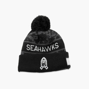 Seattle Seahawks Primary Logo 2026 Salute To Service Beanie