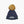 Seattle Seahawks Women's Navy Snowy Cuff Pom Beanie