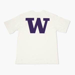 Washington Huskies Cream Heavyweight Premium T-Shirt