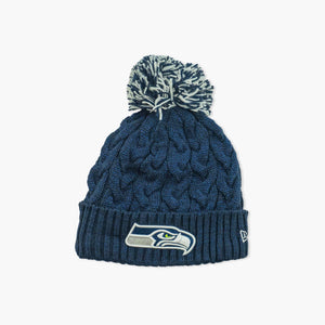New Era Seattle Seahawks Women's Cozy Cable Knit Beanie