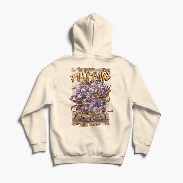 Washington Huskies "Poly Boyz" Say Who Project Cream Hoodie