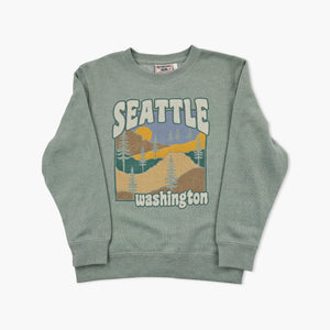 Ease Up On Pea Seattle Youth Crewneck