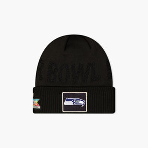 Seattle Seahawks Super Bowl LX 2025 Celebration Cuff Beanie