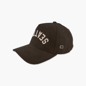 Seattle Brown Sand Upside Down Embroidered Snapback Hat