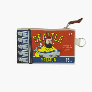 Chalo Seattle Salmon Can Red Mini Pouch