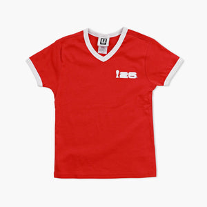 2026 FIFA World Cup Red Ringer Cropped Women's T-Shirt