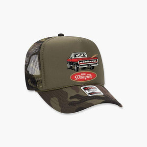 The Blue Collar Camo Trucker Hat, Big Dumper Drop 2