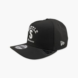 Seattle Mariners Steelheads Black Arched A-Frame 50th Anniversary Snapback