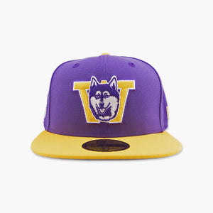 Washington Huskies Purple & Gold Classic Throwback Rose Bowl Fitted Hat