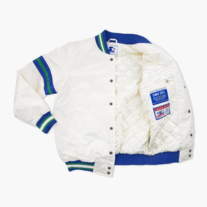 Seattle Seahawks White Throwback Starter Lightweight Jacket