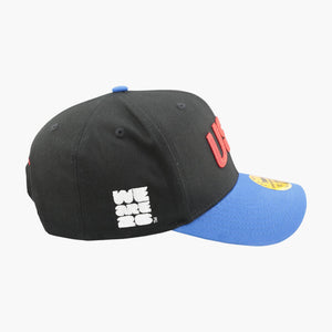 FIFA World Cup USA Soccer Black Arch Snapback