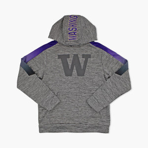 Washington Huskies Colosseum Gradient Grey Youth Hoodie