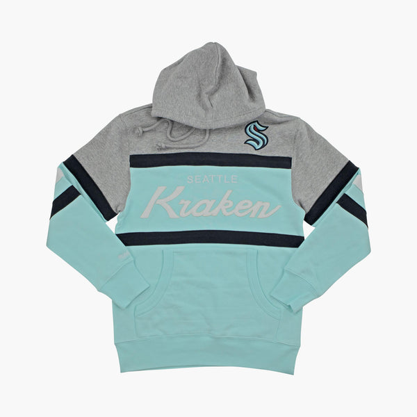 Seattle Kraken Ice Blue Head Coach Hoodie