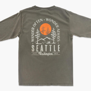 Project Hunter Green Seattle Long Sleeve T-Shirt
