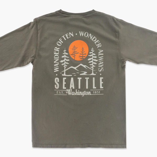 Project Hunter Green Seattle Long Sleeve T-Shirt