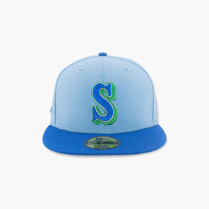 Seattle Mariners Kingdome Legends Sky Blue Fitted Hat