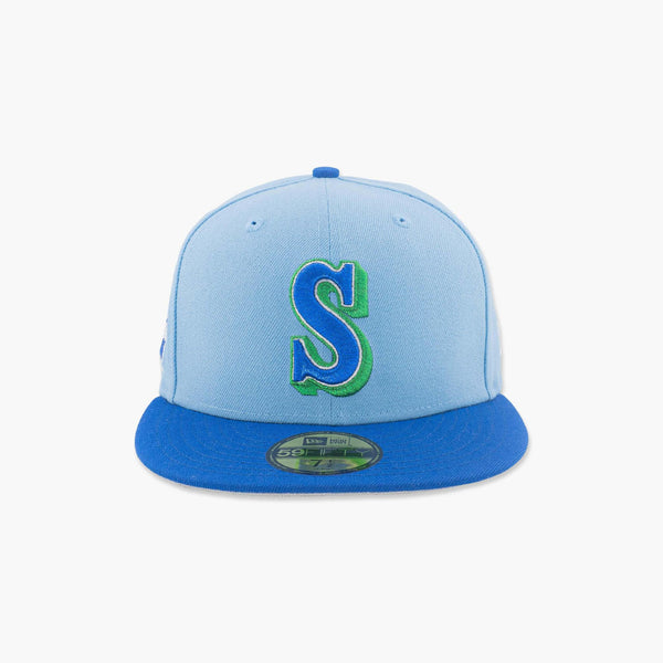 Seattle Mariners Kingdome Legends Sky Blue Fitted Hat