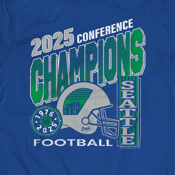 Emerald City Rise 2025 Conference Champions Royal T-Shirt