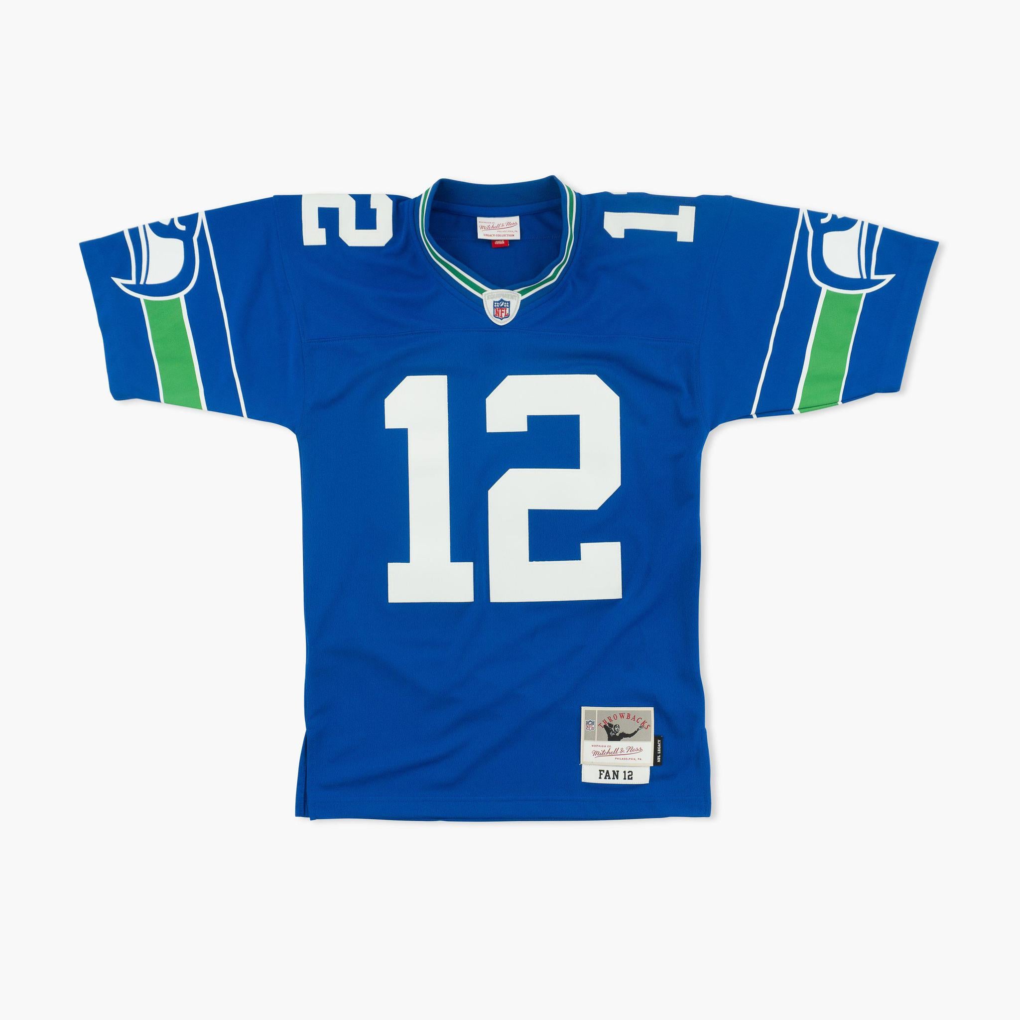 Seattle Seahawks Throwback Blue 12th Fan Throwback Jersey – Simply
