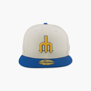 Seattle Mariners Trident Two-Toned Fitted Hat