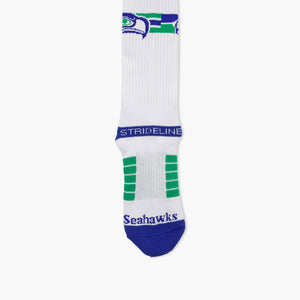 Seattle Seahawks White Throwback Socks