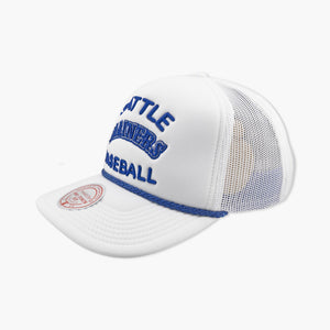 Seattle Mariners Fresh White Throwback Trucker