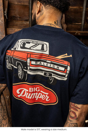The Blue Collar Navy T-Shirt, Big Dumper Collection