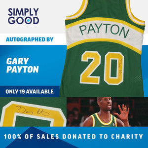 AUTOGRAPHED by Gary Payton - Gary Payton 1994 Swingman Jersey