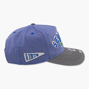 Seattle Seahawks Thrift Blue Calderwood Hitch Snapback
