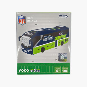Seattle Seahawks Super Bowl LX Champions Bus BRXLZ Set
