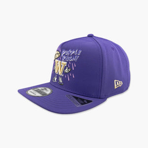 Washington Huskies Purple Cartoon Snapback