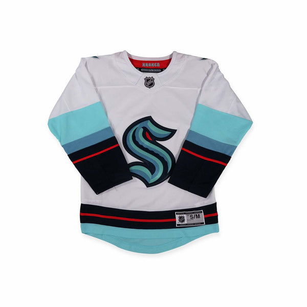 Seattle Kraken Away White Youth Jersey